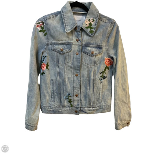 Jacket Denim By Clothes Mentor In Blue Denim, Size: S