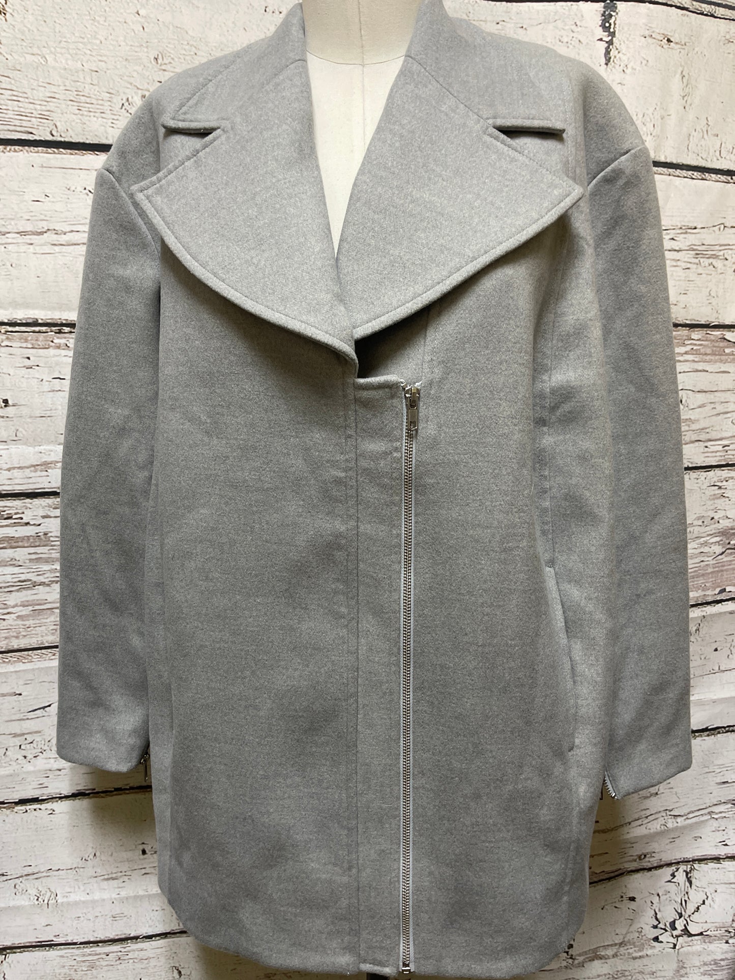 Coat Other By Clothes Mentor In Grey, Size: M