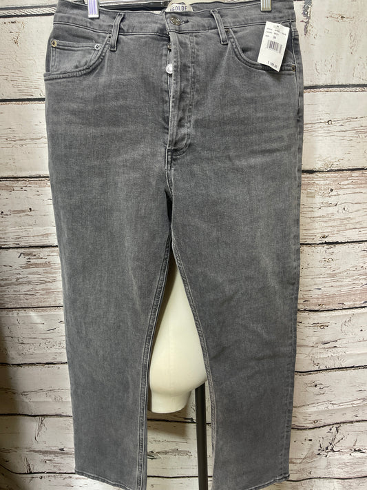 Jeans Cropped By Agolde In Grey, Size: 8