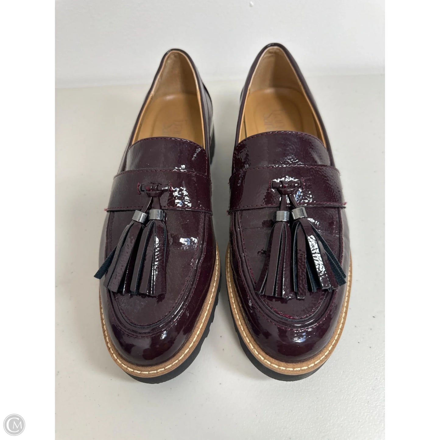 Shoes Flats By Franco Sarto In Maroon, Size: 8