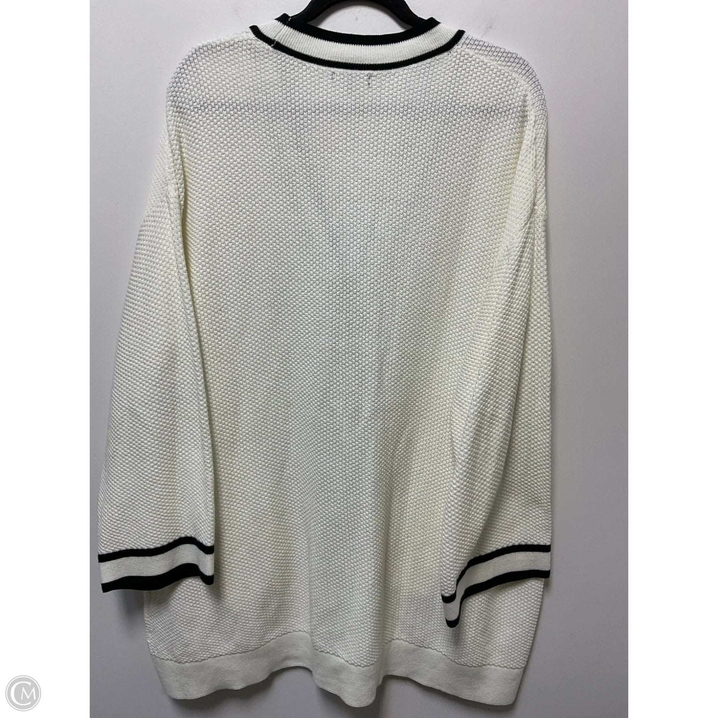 Sweater Cardigan By Who What Wear In Ivory, Size: 1x