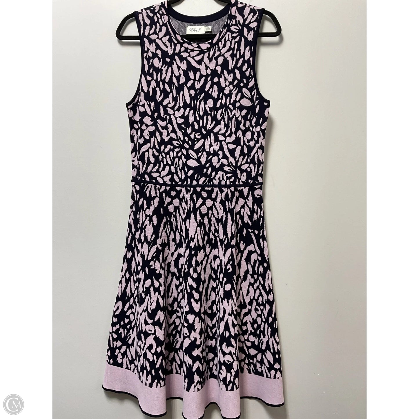 Dress Casual Midi By Eliza J In Navy, Size: L