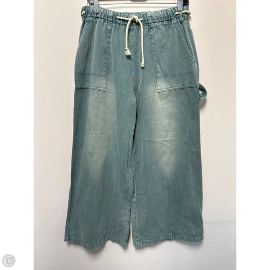 Jeans Wide Leg By Mustard Seed In Teal, Size: M