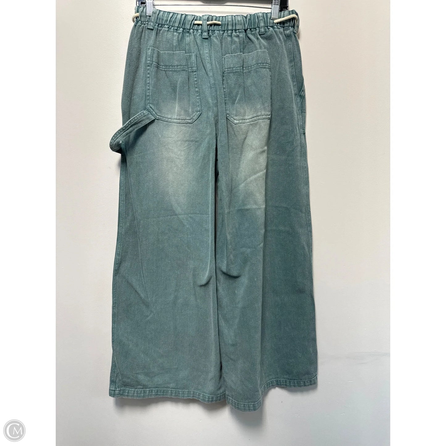 Jeans Wide Leg By Mustard Seed In Teal, Size: M