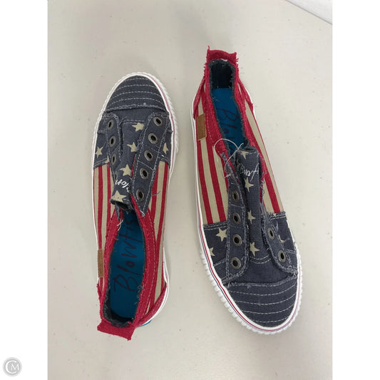 Shoes Sneakers By Blowfish In Blue & Red, Size: 8.5