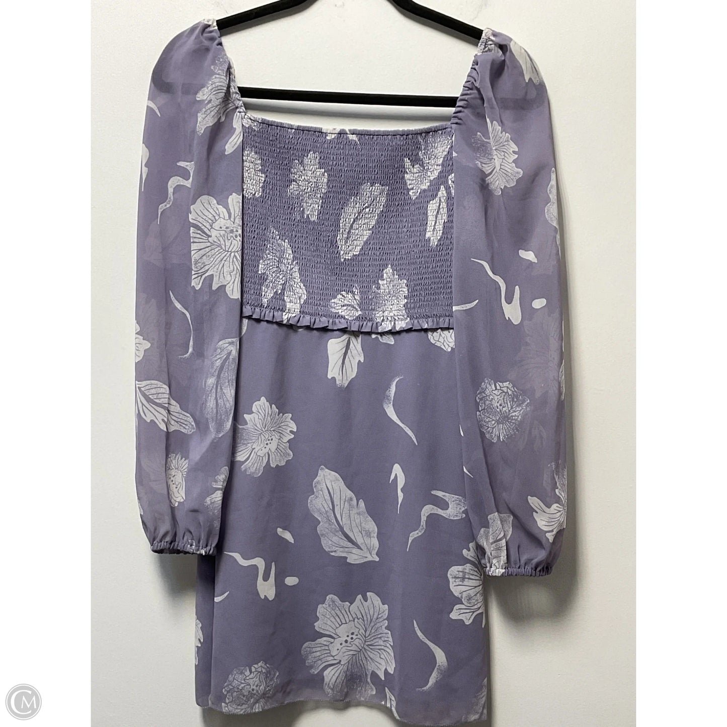 Dress Party Midi By Wilfred In Purple & White, Size: 0