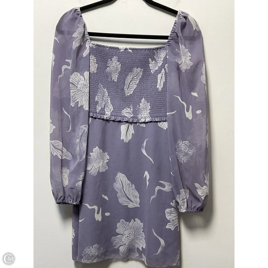 Dress Party Midi By Wilfred In Purple & White, Size: 0