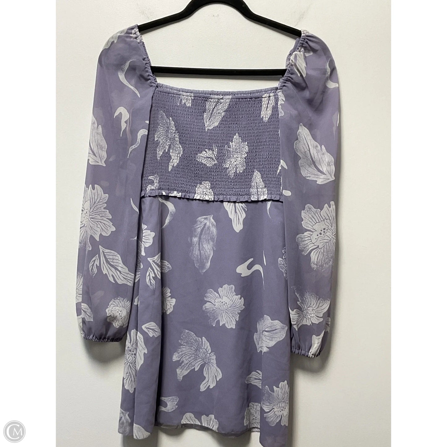 Dress Party Midi By Wilfred In Purple & White, Size: 0