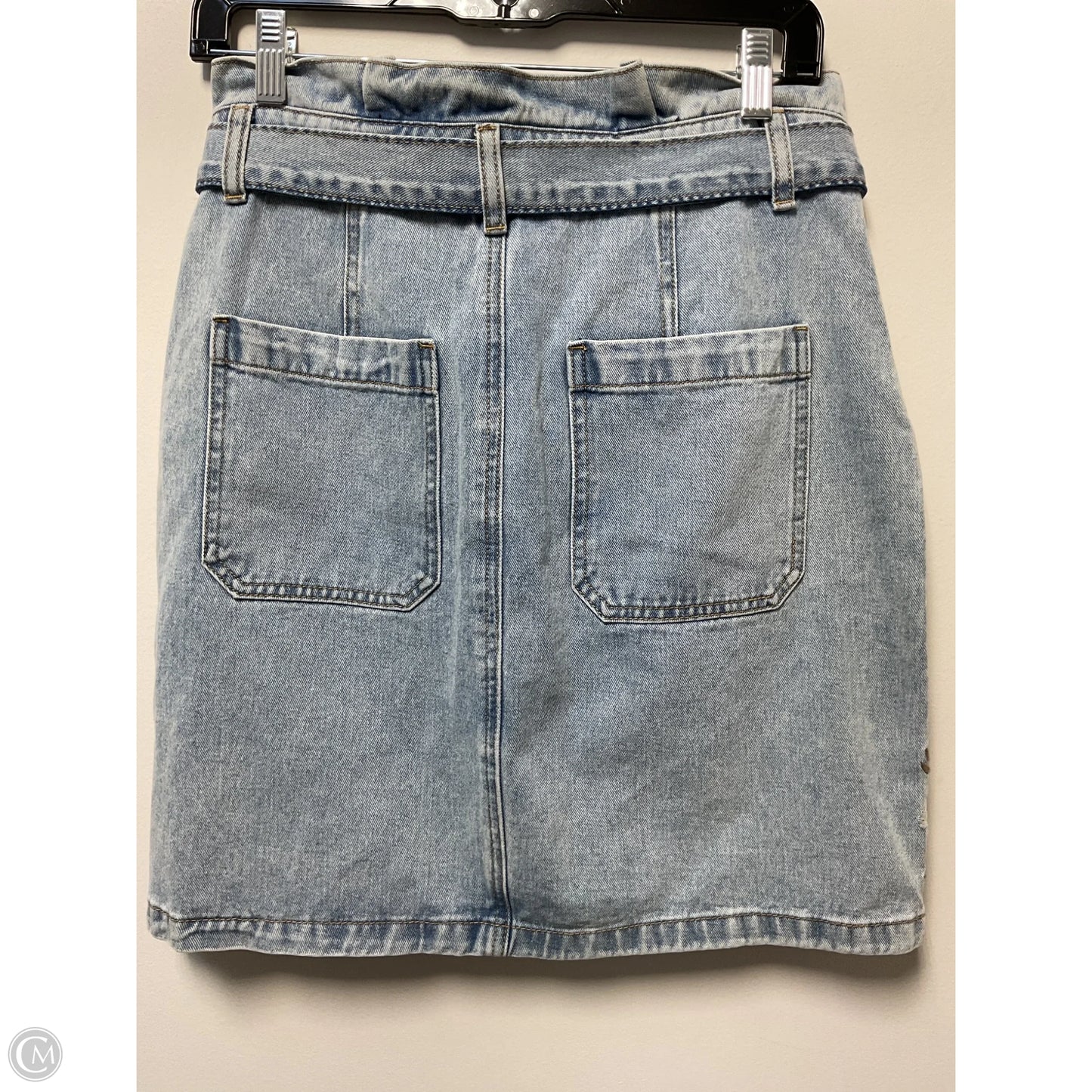 Skirt Mini & Short By Driftwood In Blue Denim, Size: 6