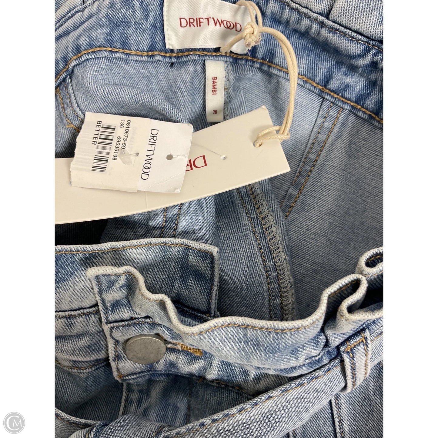 Skirt Mini & Short By Driftwood In Blue Denim, Size: 6