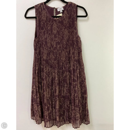 Dress Party Midi By Evereve In Maroon, Size: Xs