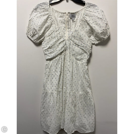 Dress Casual Midi By Clothes Mentor In White, Size: Xs