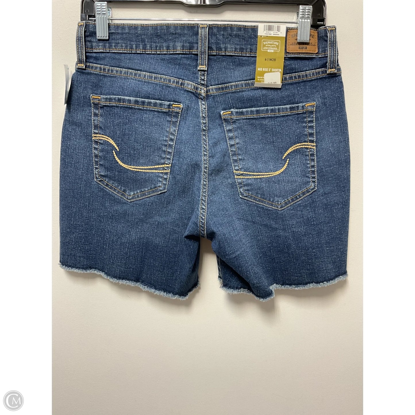 Shorts By Levis Signature In Blue Denim, Size: 6