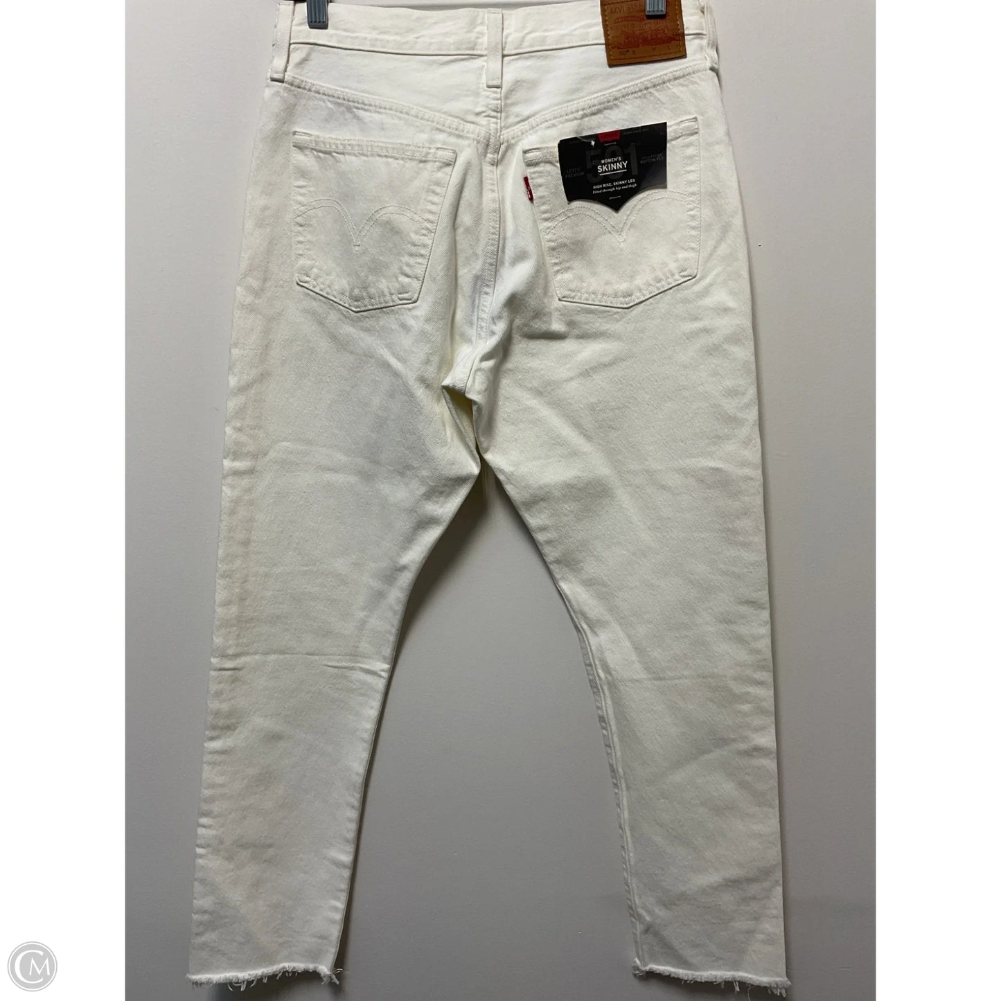 Jeans Skinny By Levis Signature In White, Size: 6