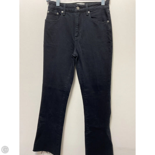 Jeans Straight By Pistola In Black Denim, Size: 2