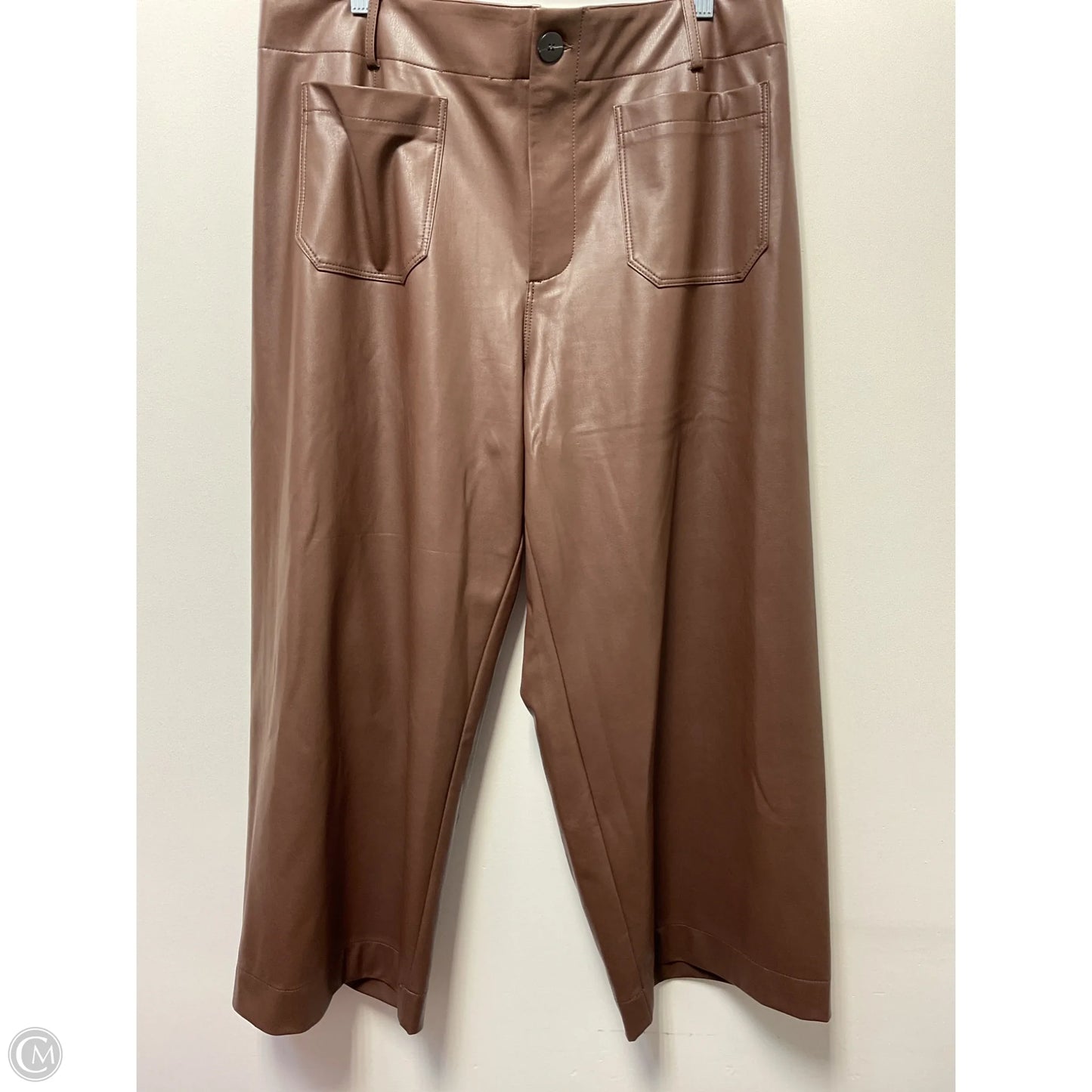 Pants Cropped By Maeve In Brown, Size: 18
