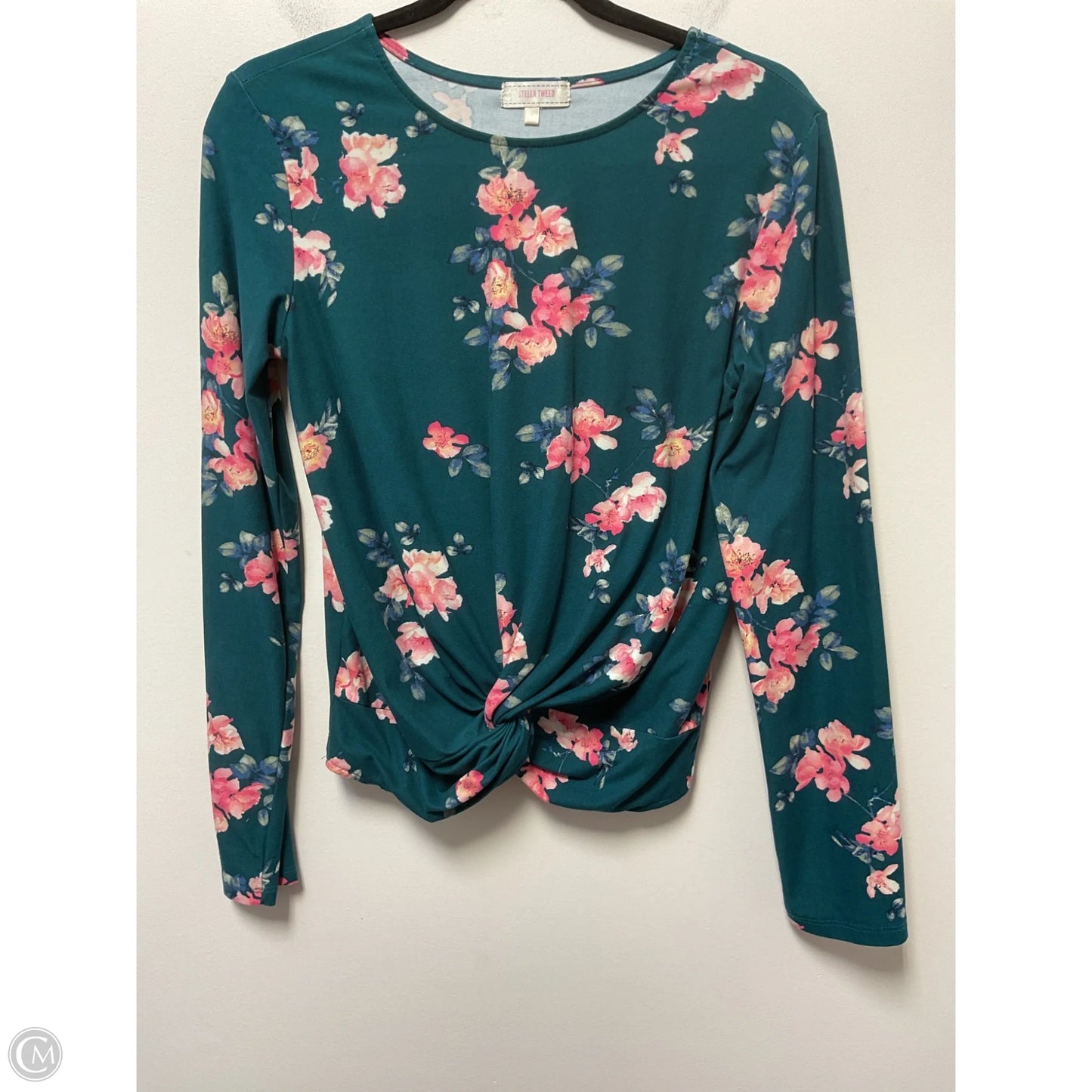 Top Long Sleeve By Clothes Mentor In Teal, Size: L