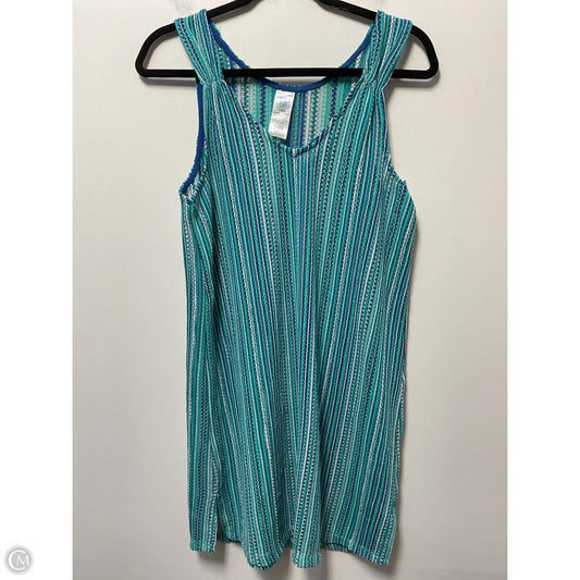 Swimwear Cover-up By Time And Tru In Striped Pattern, Size: S