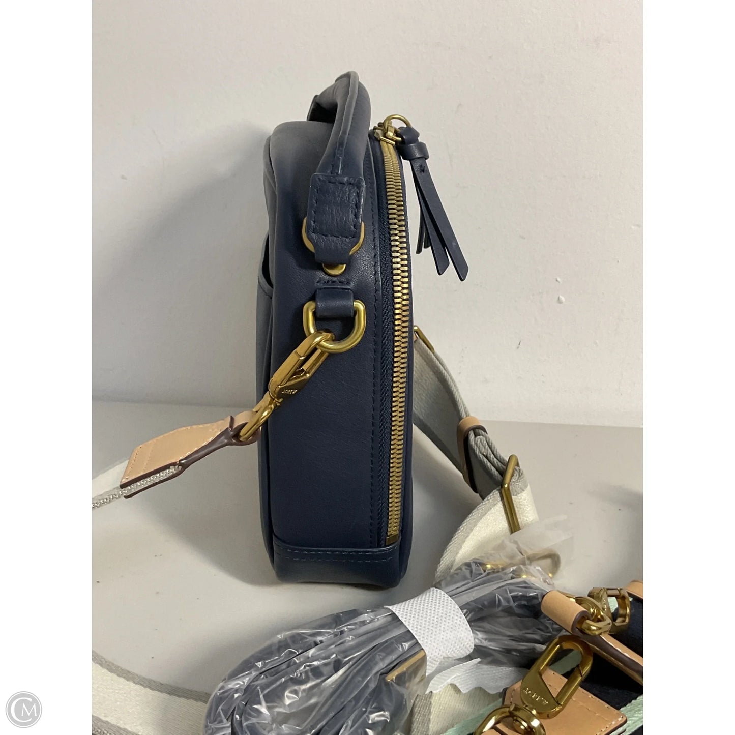 Crossbody Leather By J. Crew, Size: Medium