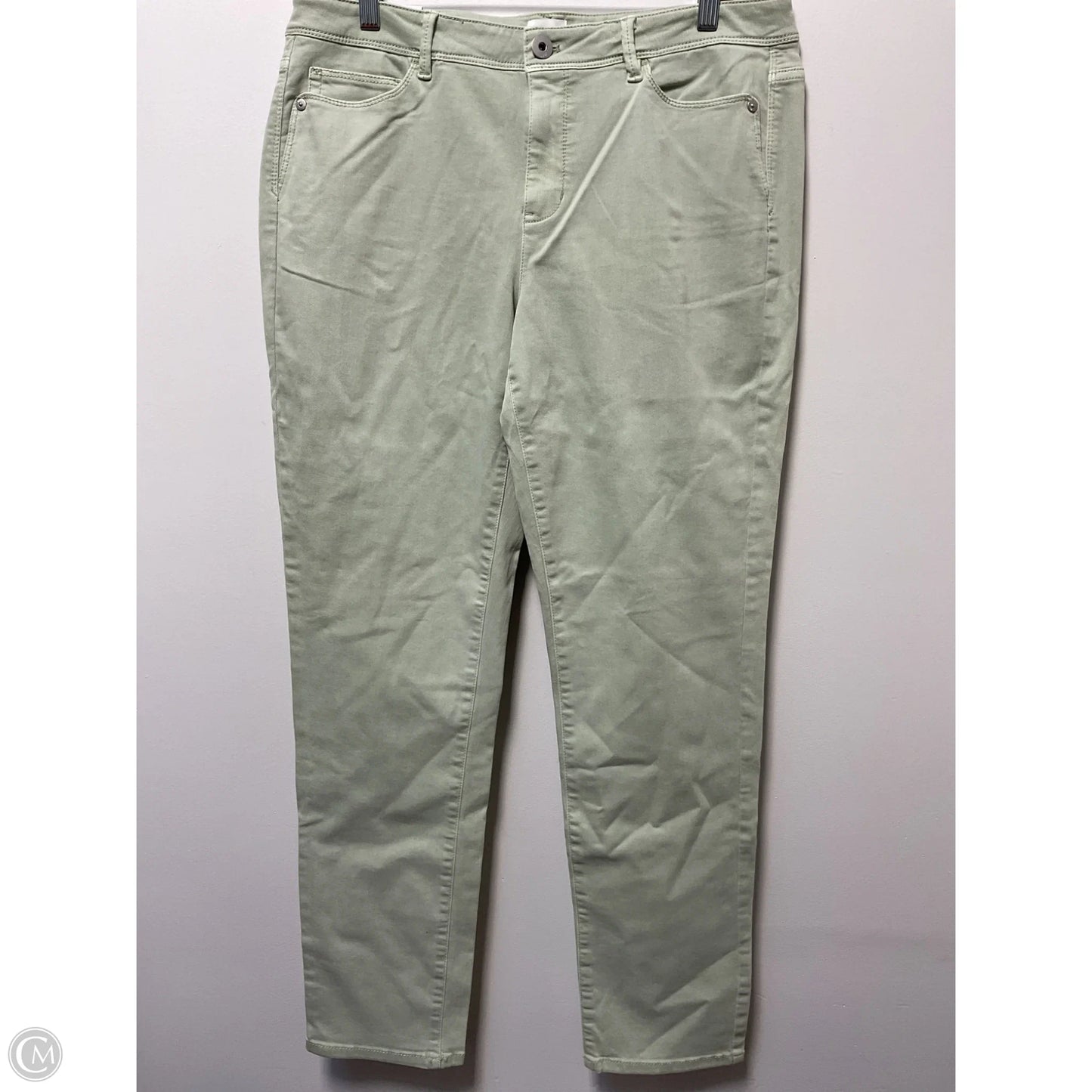 Jeans Straight By J. Jill In Green, Size: 12
