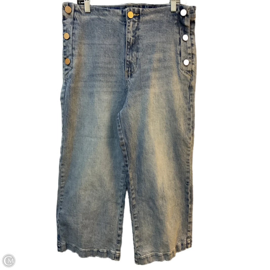 Jeans Cropped By Clothes Mentor In Blue Denim, Size: 8