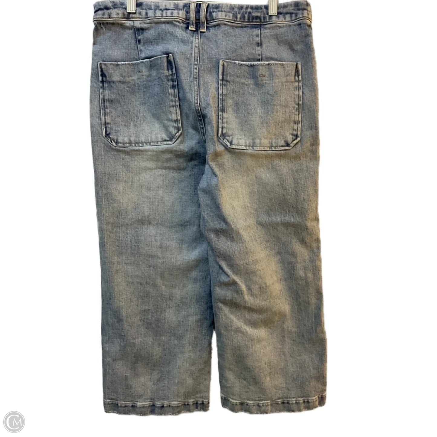 Jeans Cropped By Clothes Mentor In Blue Denim, Size: 8