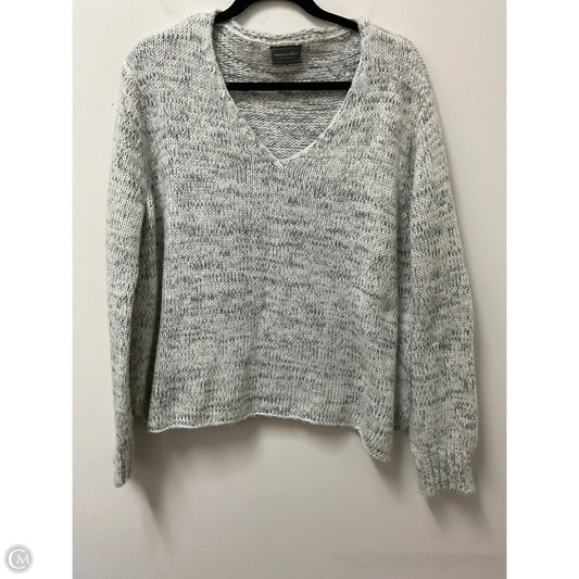 Sweater By Wooden Ships In Black & White, Size: L