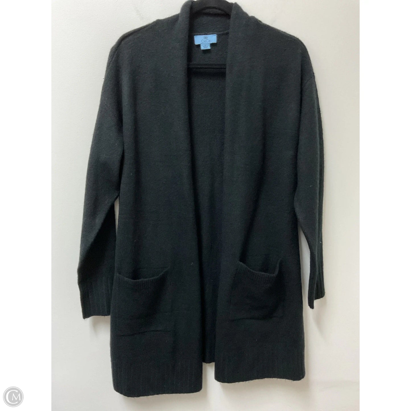 Sweater Cardigan By Cece In Black, Size: S