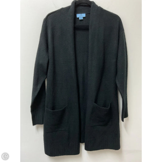 Sweater Cardigan By Cece In Black, Size: S