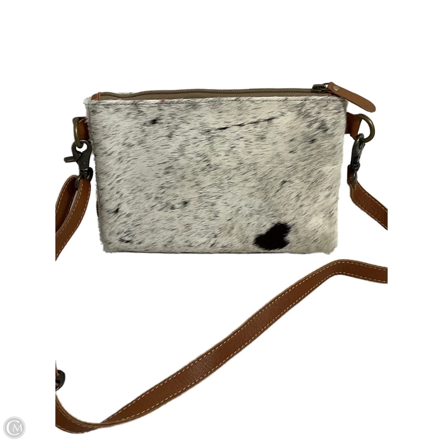 Crossbody Leather By Myra, Size: Small