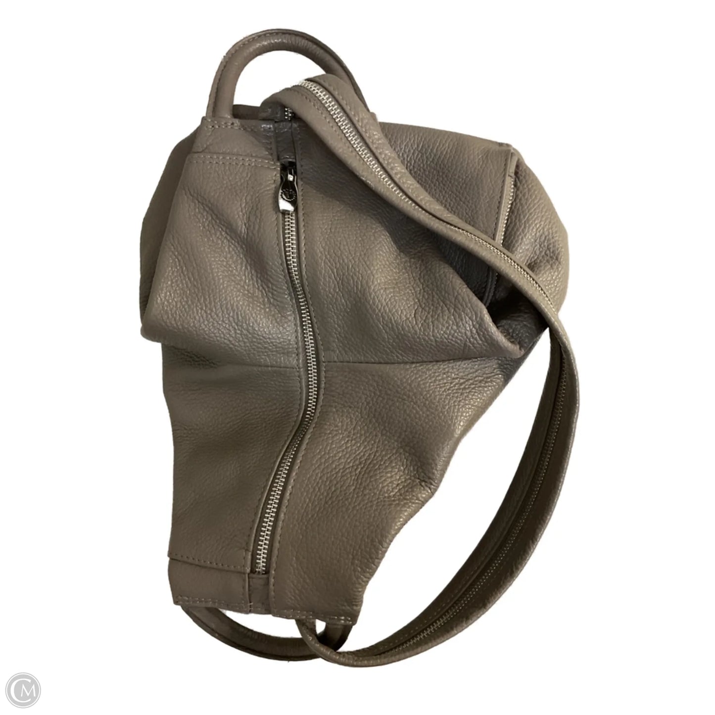 Backpack Leather By Valentina, Size: Medium