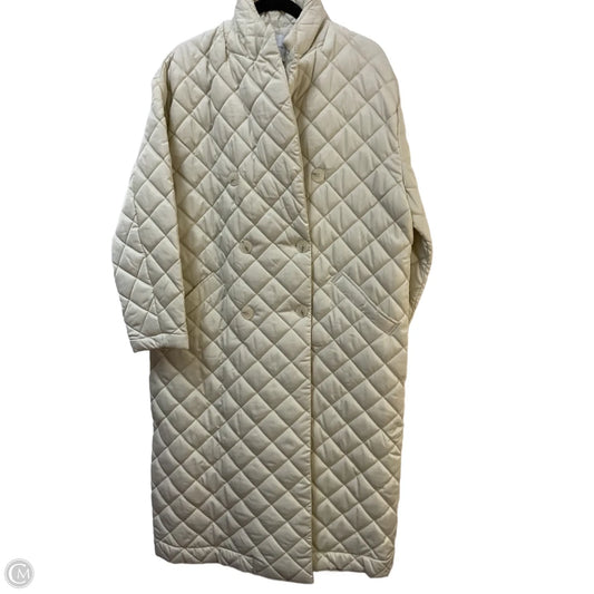 Coat Designer By Rebecca Minkoff In Ivory, Size: M