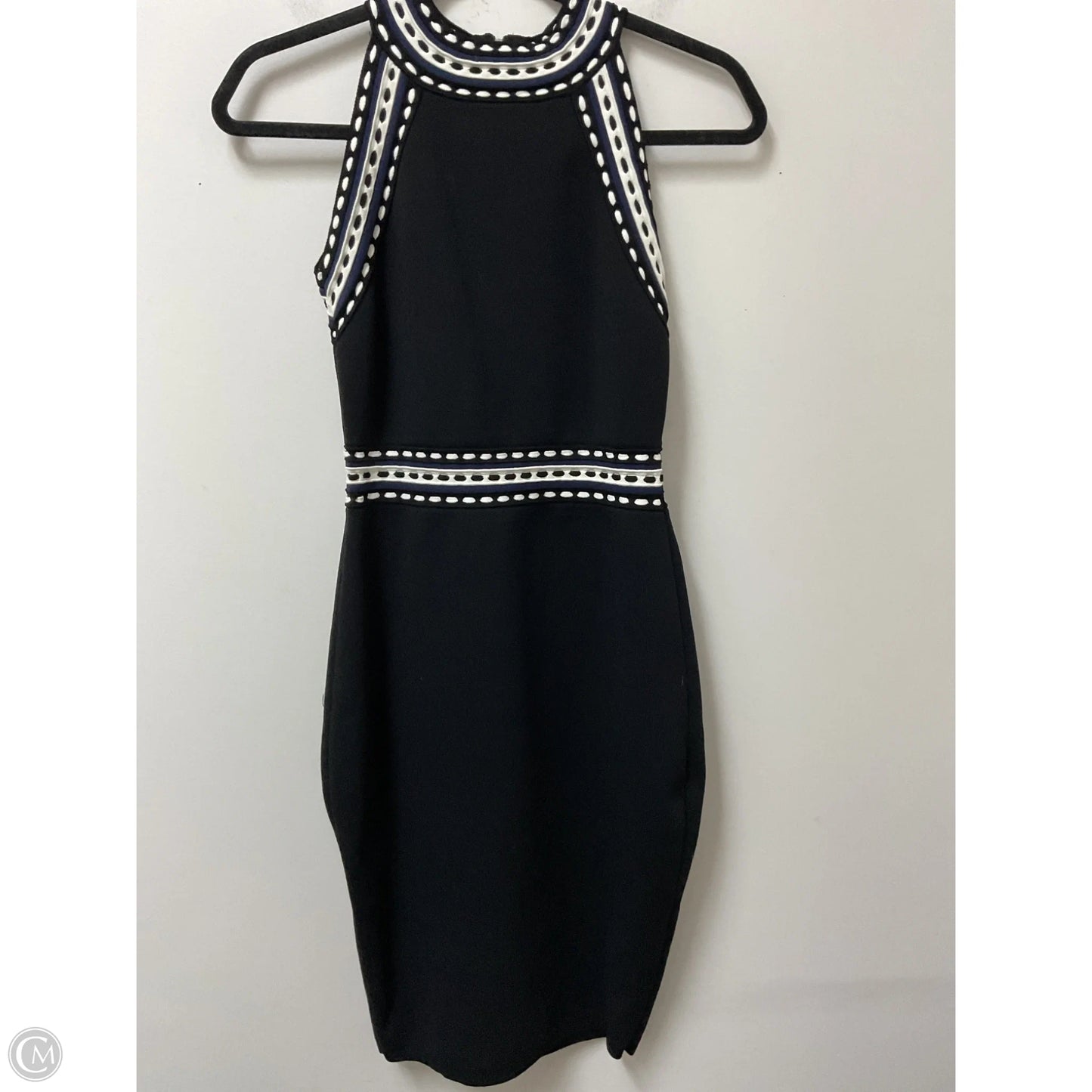 Dress Designer By Milly In Black & Cream, Size: M