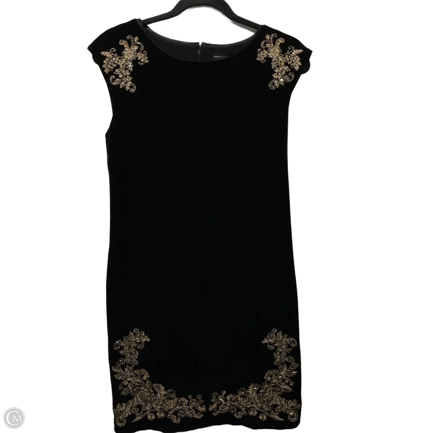 Dress Party Midi By White House Black Market In Black, Size: S