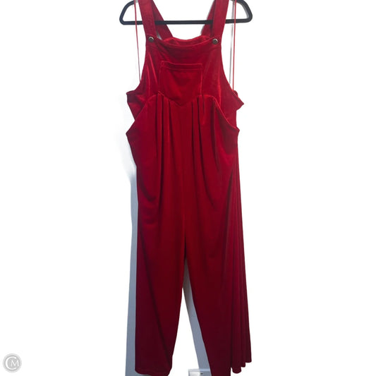 Overalls By Bibi In Red, Size: L