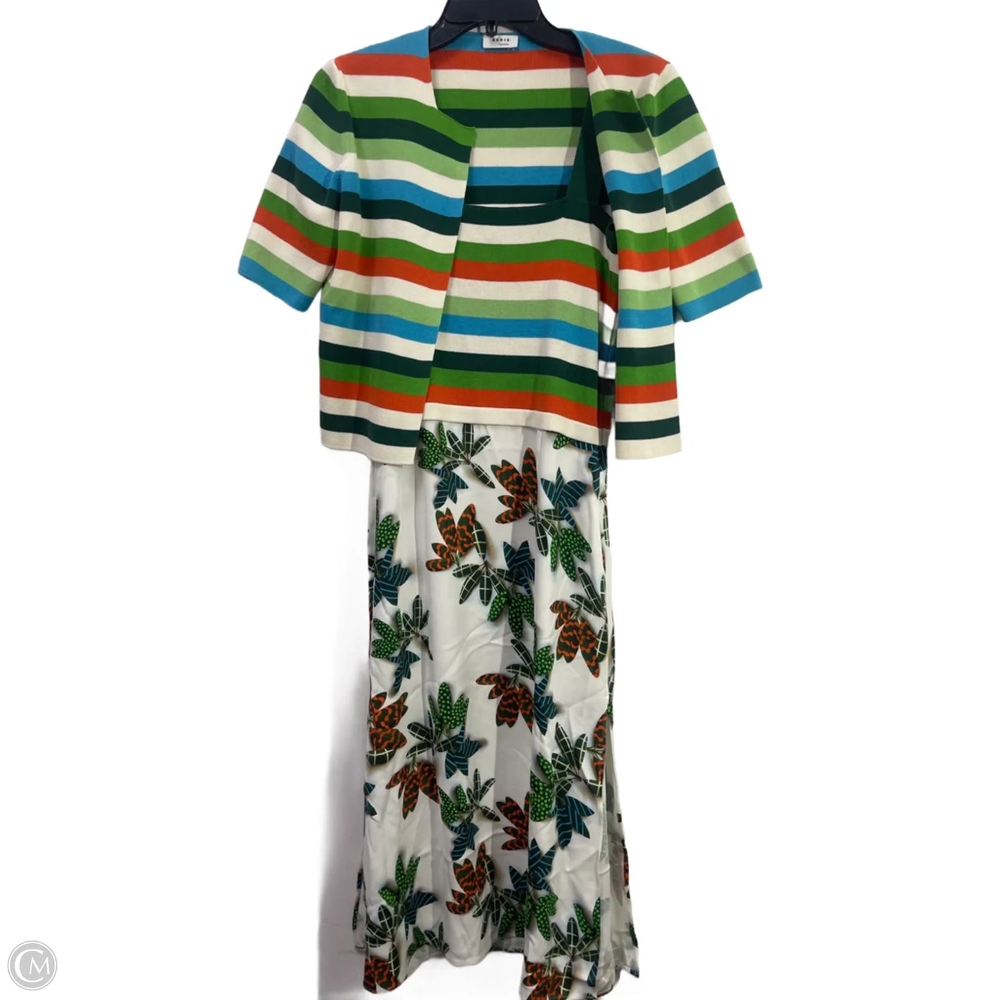 Dress Set 2pc By Akris In Multi-colored, Size: 8