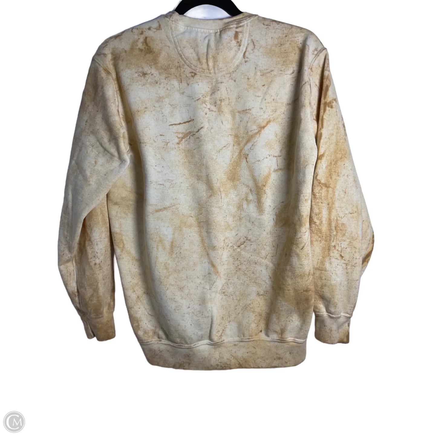 Sweatshirt Crewneck By Comfort Colors In Yellow, Size: S