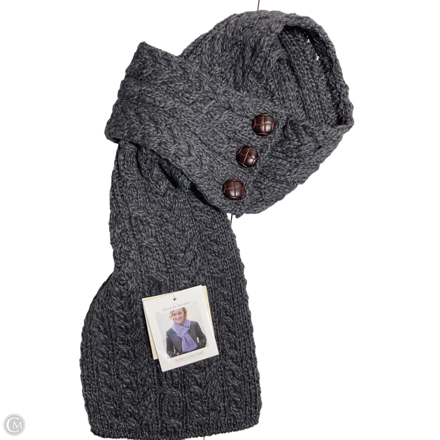 Scarf Winter By Clothes Mentor In Grey