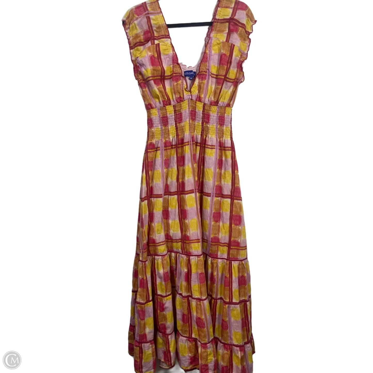 Dress Casual Maxi By Clothes Mentor In Red & Yellow, Size: M