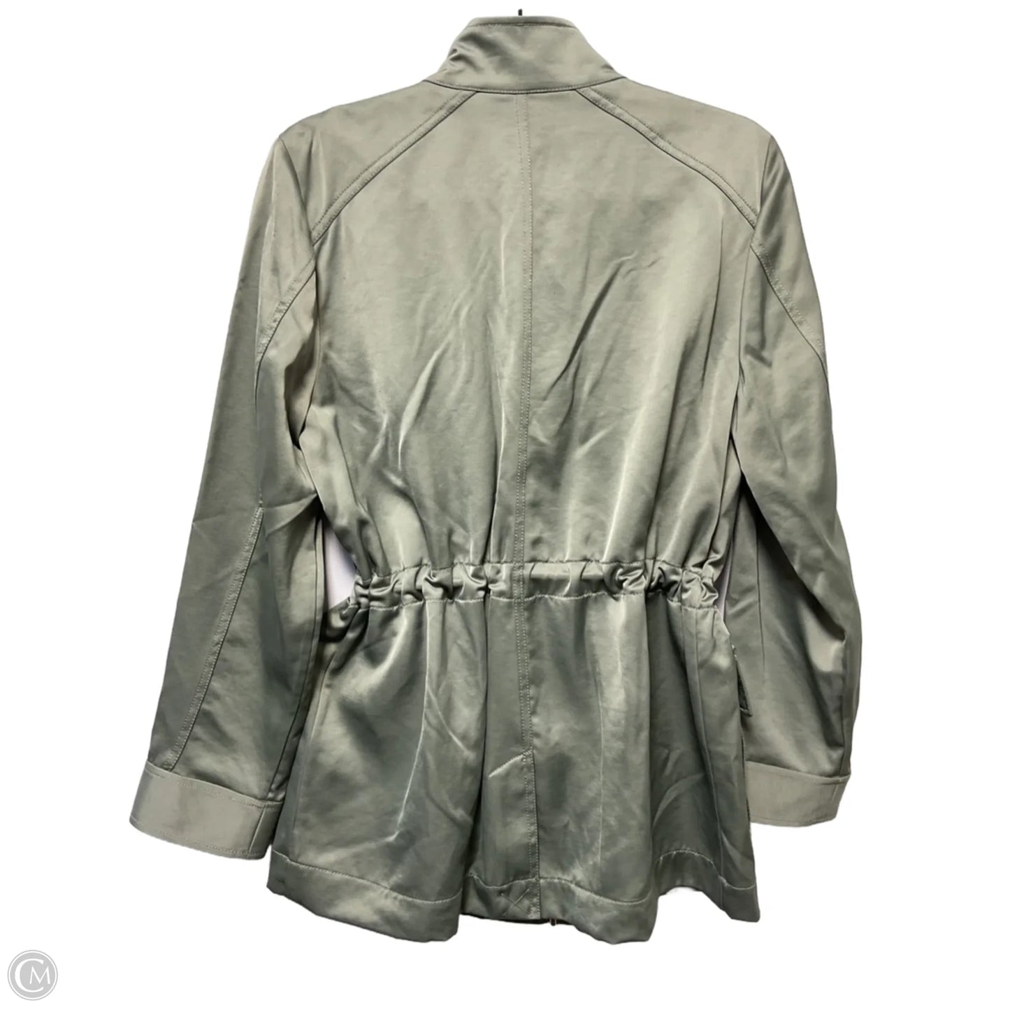 Jacket Shirt By Chicos In Green, Size: M