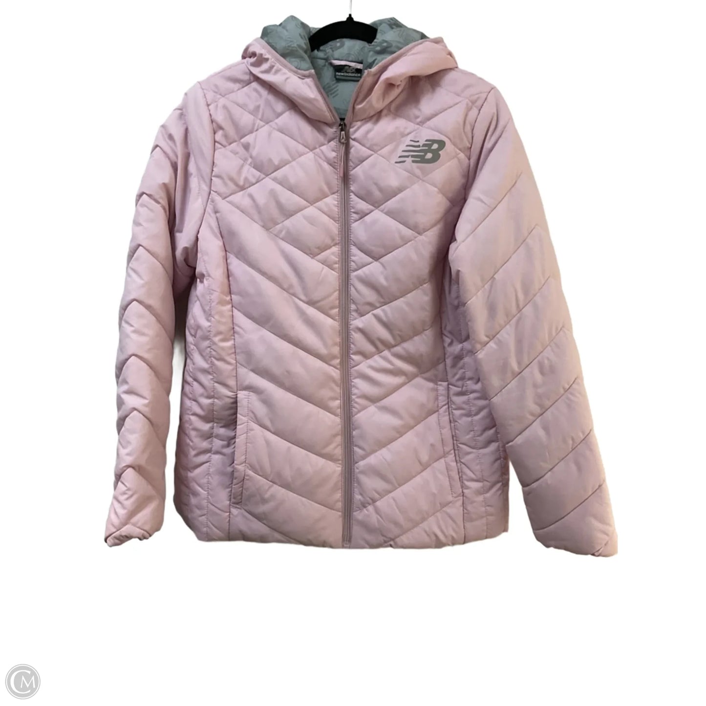 Coat Parka By New Balance In Pink, Size: L