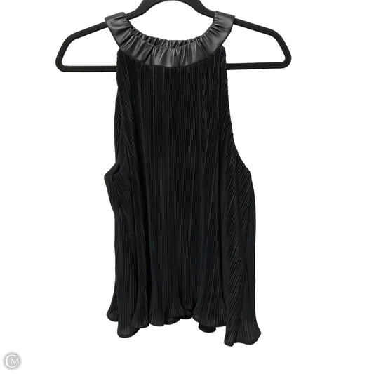 Top Sleeveless By Dkny In Black, Size: L