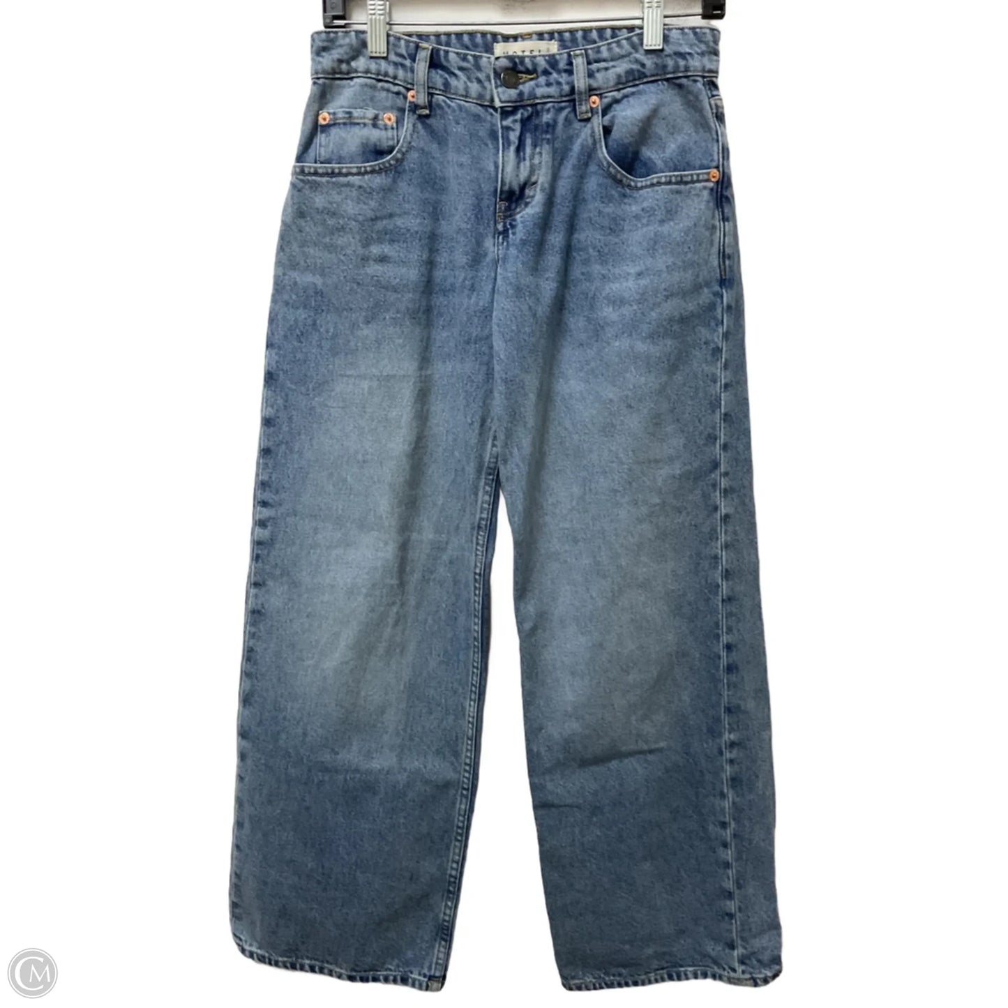 Jeans Wide Leg By Clothes Mentor In Blue Denim, Size: 4