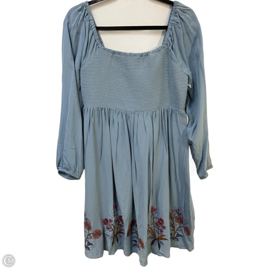 Dress Casual Midi By Spartina In Blue, Size: M