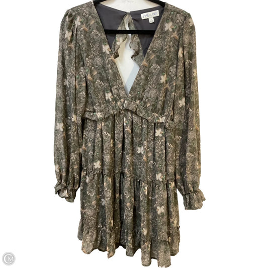 Dress Party Midi By She + Sky In Floral Print, Size: L