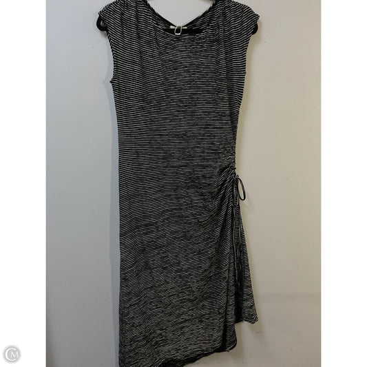 Dress Casual Midi By Max Studio In Black & Cream, Size: S