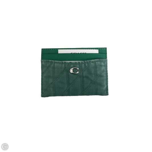 Id/card Holder Designer By Coach, Size: Small