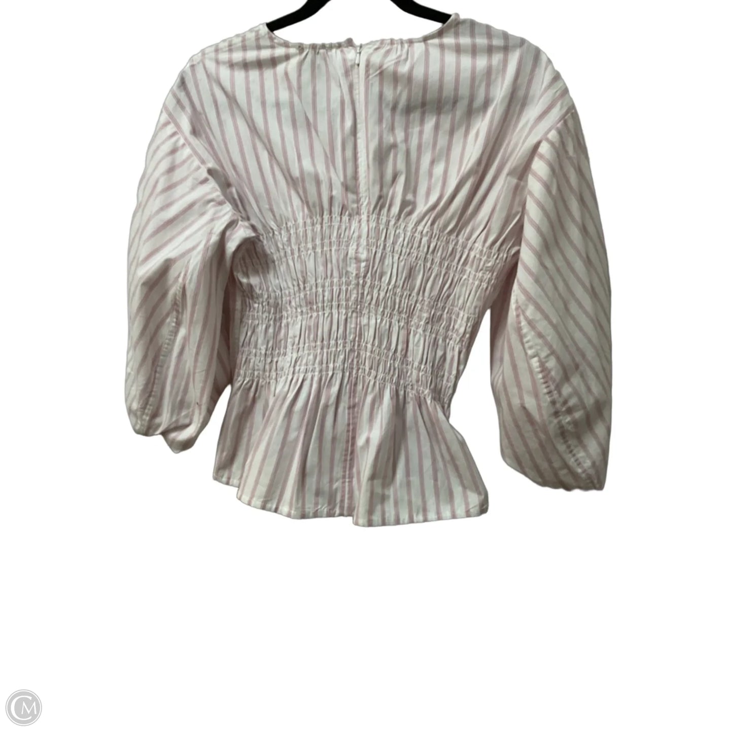 Blouse 3/4 Sleeve By Industry In Striped Pattern, Size: Sp