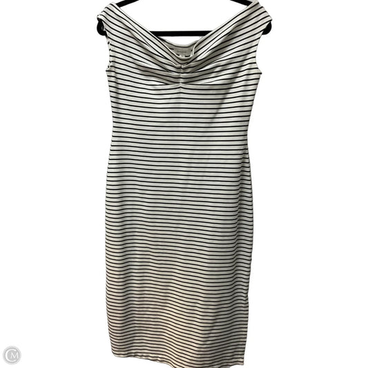 Dress Casual Midi By Banana Republic In Striped Pattern, Size: S