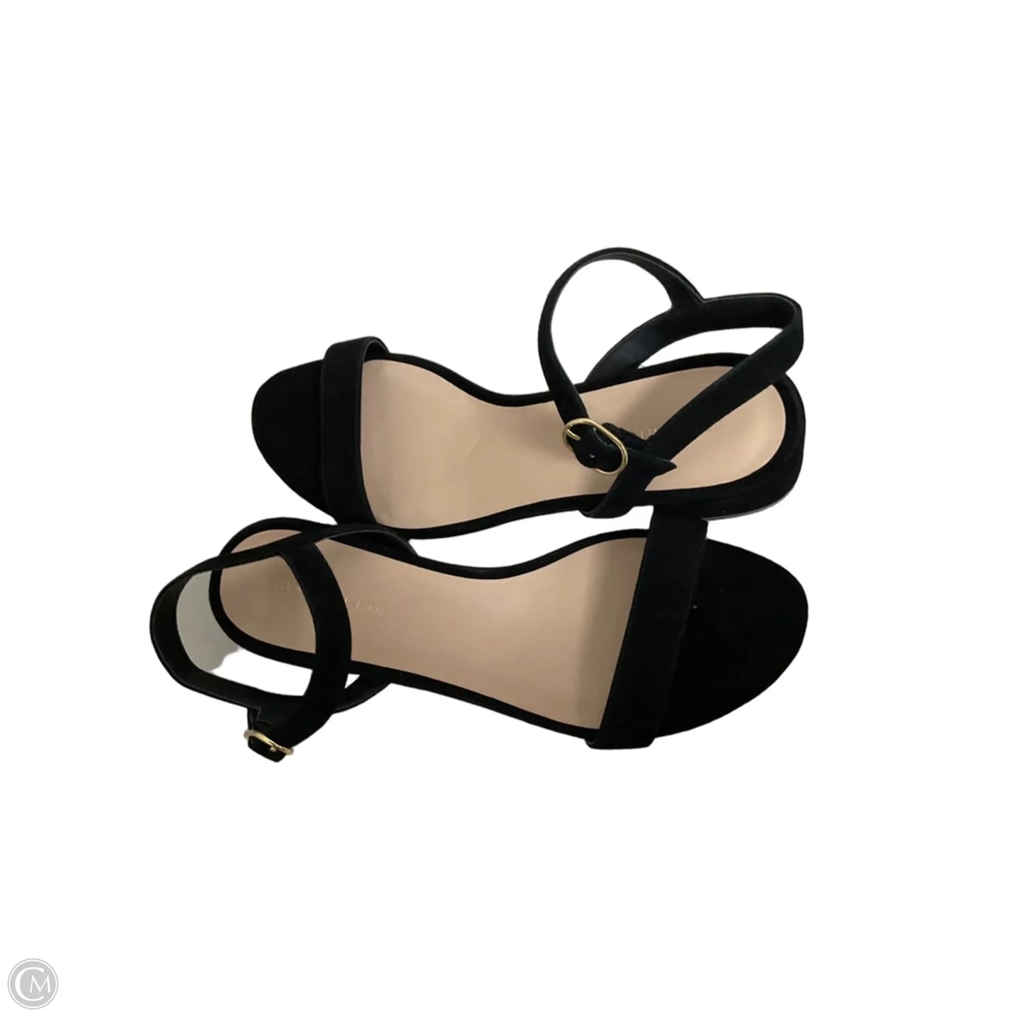 Sandals Designer By Stuart Weitzman In Black, Size: 8